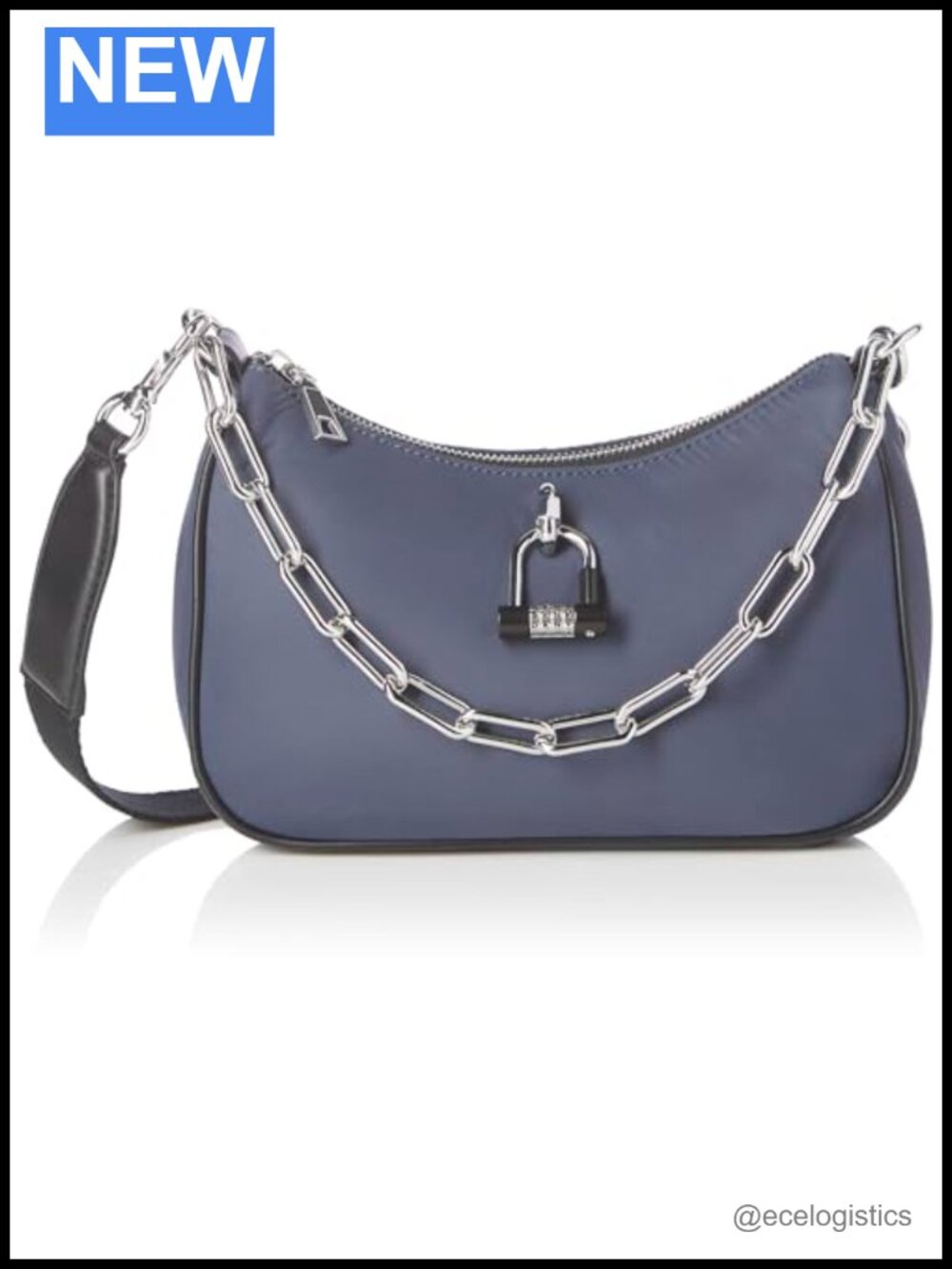 DKNY Harper Chain Crossbody Faux Leather Handbag Women's Sling Purse